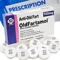 Anti Old Fart Sweets Joke Prank Pill Tablet Box - Xmas Gift Ideal Present for Him Husband Boyfriend Dad Men Uncle Funny Valentines Christmas 40th 50th 60th Secret Santa Birthday Aprils Fools