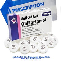 Anti Old Fart Sweets Joke Prank Pill Tablet Box - Xmas Gift Ideal Present for Him Husband Boyfriend Dad Men Uncle Funny Valentines Christmas 40th 50th 60th Secret Santa Birthday Aprils Fools
