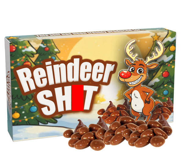 Reindeer Shit joke sweets box