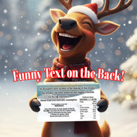Reindeer Poo Reindeer Sh*t Funny Gift For Family, Office Worker, Funny Secret Santa Gift Adult Joke Prank Christmas Sweets Friends Brother Dad Chocolate Covered Raisins