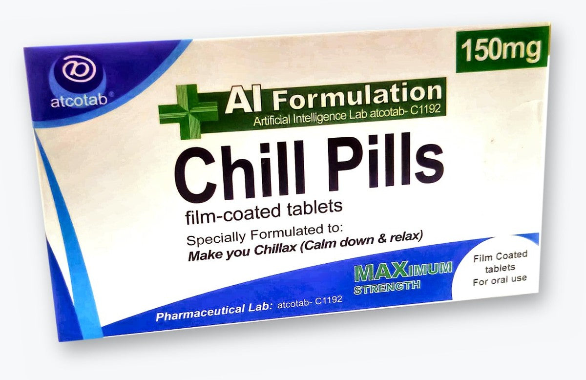Joke Pill Box with Jelly Beans & Prescription Gift Bag