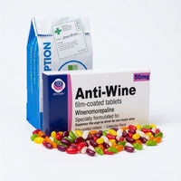 Joke Pill Box with Jelly Beans & Prescription Gift Bag